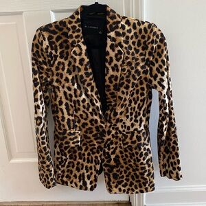 Leopard blazer